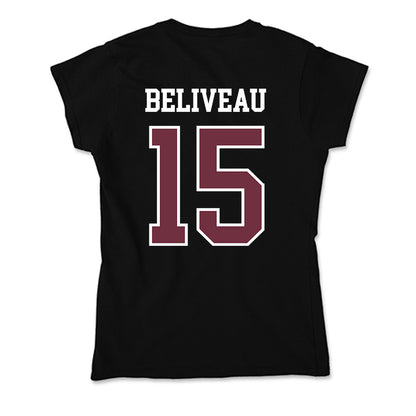 Mississippi State - NCAA Baseball : Tanner Beliveau - Soft Style Women’s T-Shirt-1