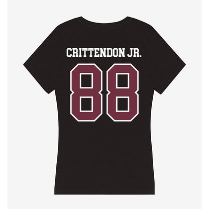 Mississippi State - NCAA Football : Tico Crittendon Jr. - Women's V-Neck T-Shirt-1
