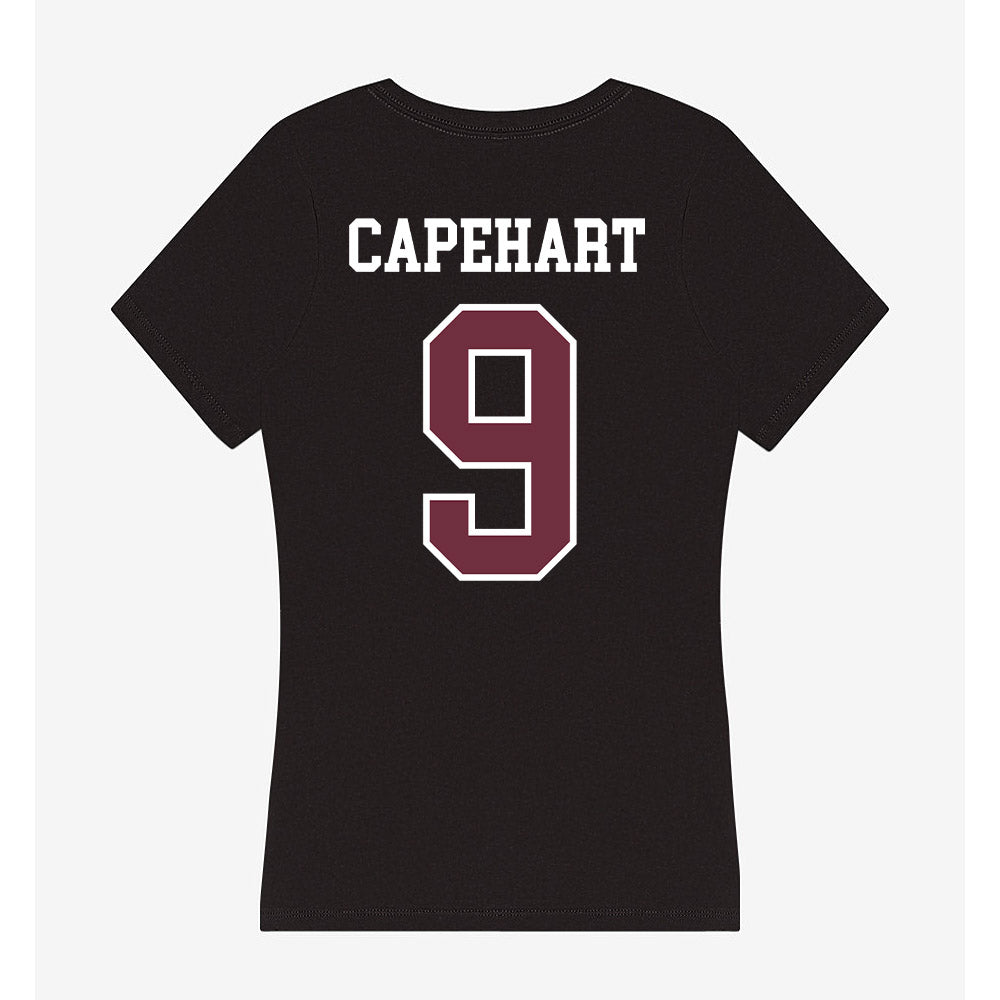 Mississippi State - NCAA Football : Camden Capehart - Women's V-Neck T-Shirt-1