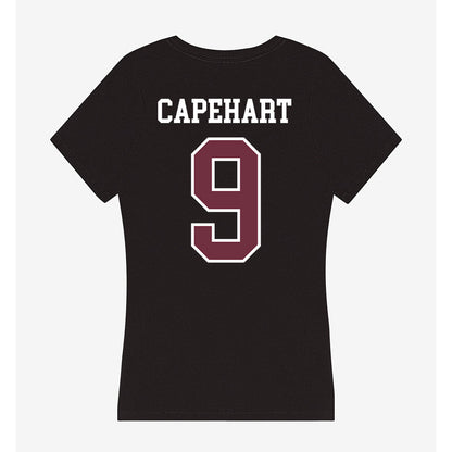Mississippi State - NCAA Football : Camden Capehart - Women's V-Neck T-Shirt-1