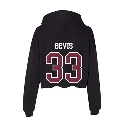 Mississippi State - NCAA Baseball : Blake Bevis - Women's Crop Fleece Hoodie-1
