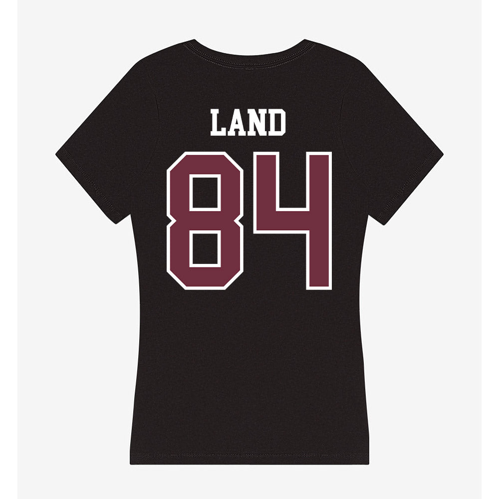 Mississippi State - NCAA Football : Adam Land - Women's V-Neck T-Shirt-1