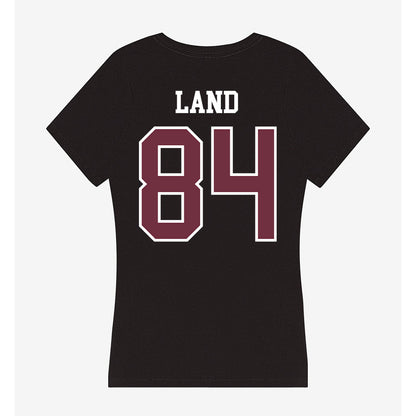 Mississippi State - NCAA Football : Adam Land - Women's V-Neck T-Shirt-1