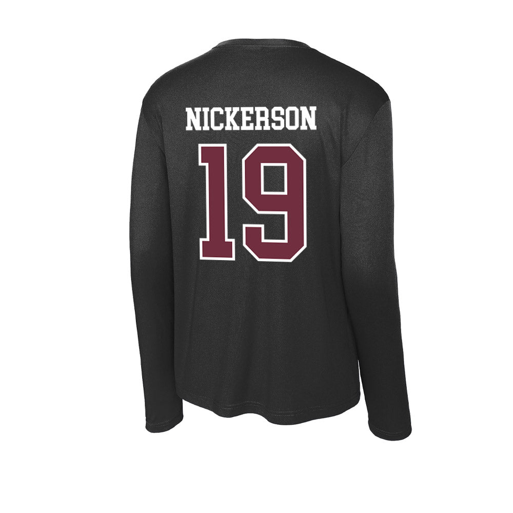 Mississippi State - NCAA Football : Micah Nickerson - Activewear Long Sleeve T-Shirt-1