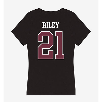Mississippi State - NCAA Football : Dre Riley - Women's V-Neck T-Shirt-1