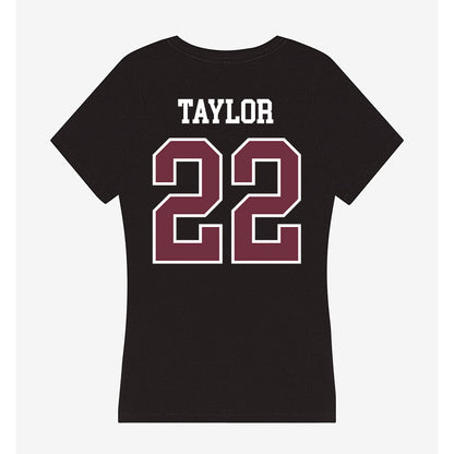 Mississippi State - NCAA Football : Jaiden Taylor - Women's V-Neck T-Shirt-1