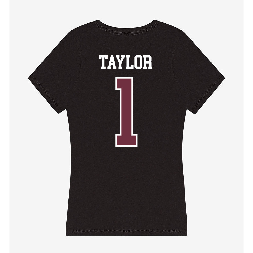 Mississippi State - NCAA Football : KaMario Taylor - Women's V-Neck T-Shirt-1