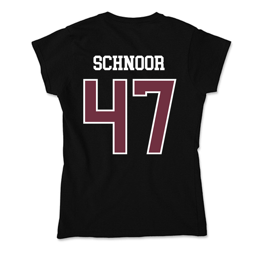 Mississippi State - NCAA Baseball : JT Schnoor - Soft Style Women’s T-Shirt-1