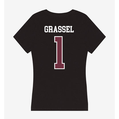 Mississippi State - NCAA Softball : Gretta Grassel - Women's V-Neck T-Shirt-1