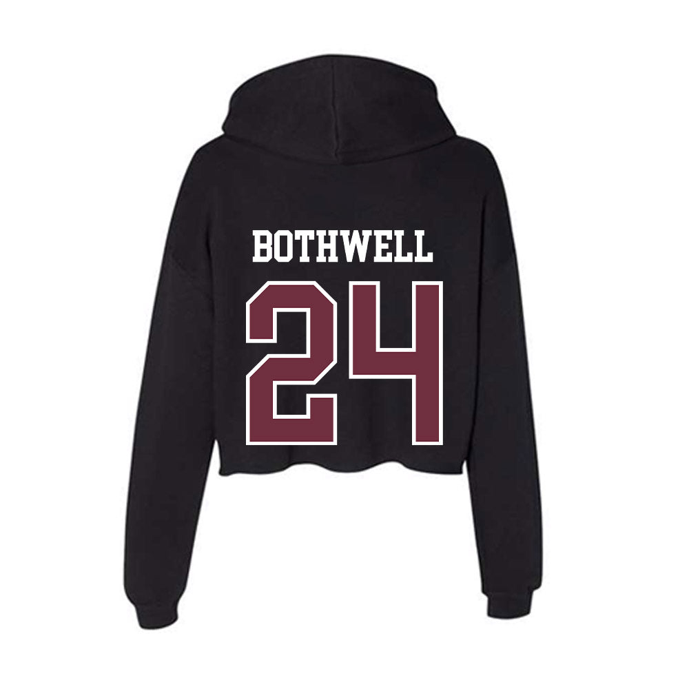 Mississippi State - NCAA Football : Fluff Bothwell - Women's Crop Fleece Hoodie-1