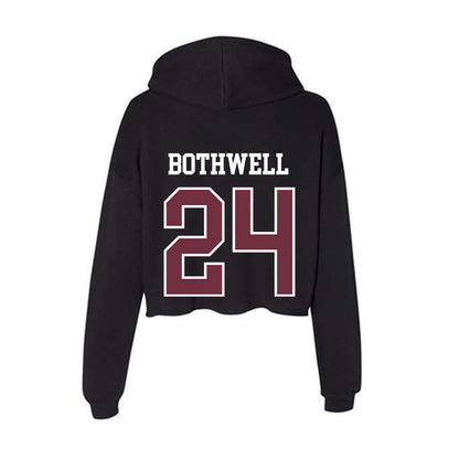 Mississippi State - NCAA Football : Fluff Bothwell - Women's Crop Fleece Hoodie-1