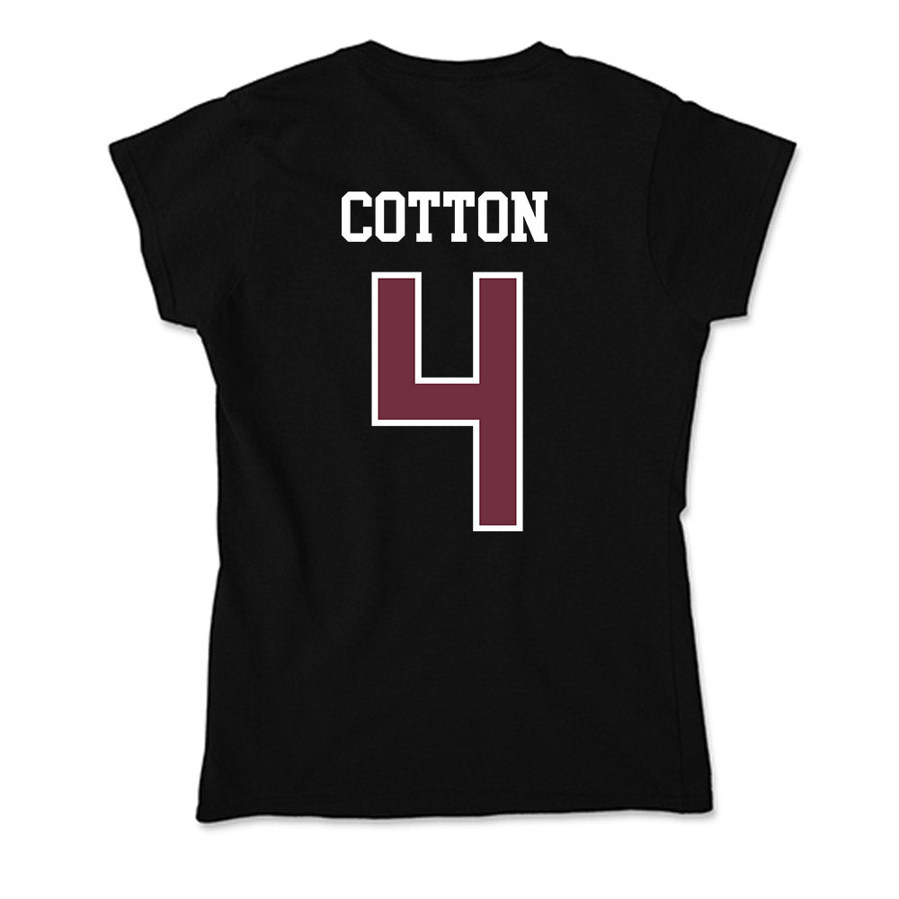 Mississippi State - NCAA Football : Zayion Cotton - Soft Style Women’s T-Shirt-1