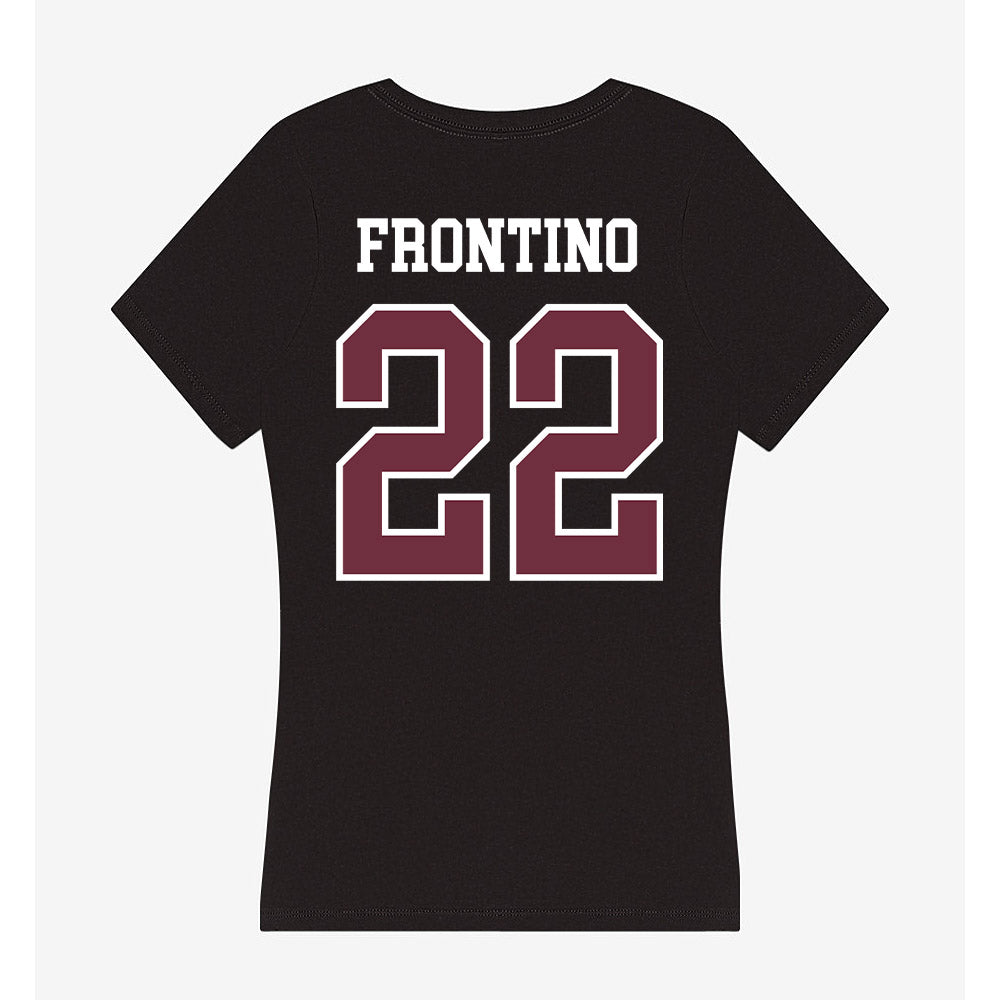 Mississippi State - NCAA Baseball : Nicholas Frontino - Women's V-Neck T-Shirt-1