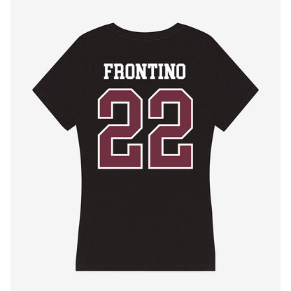 Mississippi State - NCAA Baseball : Nicholas Frontino - Women's V-Neck T-Shirt-1