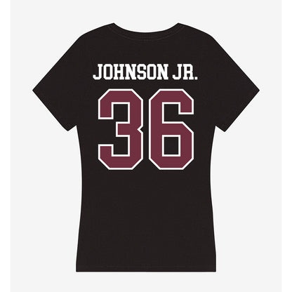 Mississippi State - NCAA Football : Terrell Johnson Jr. - Women's V-Neck T-Shirt-1