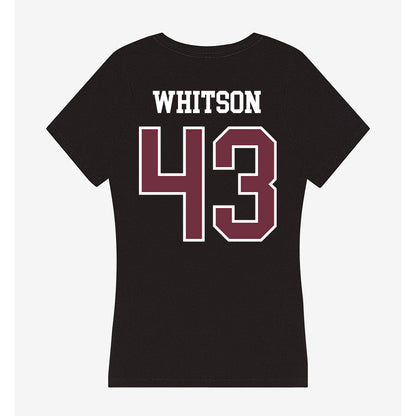 Mississippi State - NCAA Football : Will Whitson - Women's V-Neck T-Shirt-1