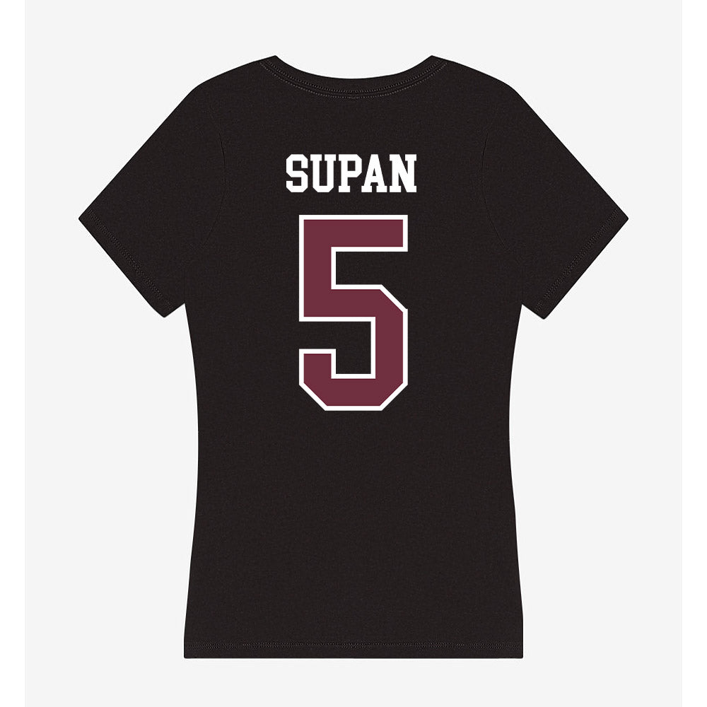 Mississippi State - NCAA Softball : Allyson Supan - Women's V-Neck T-Shirt-1