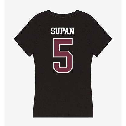 Mississippi State - NCAA Softball : Allyson Supan - Women's V-Neck T-Shirt-1