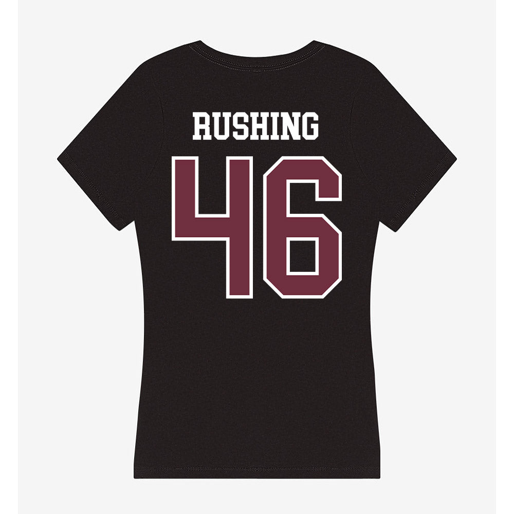 Mississippi State - NCAA Football : Kyle Rushing - Women's V-Neck T-Shirt-1