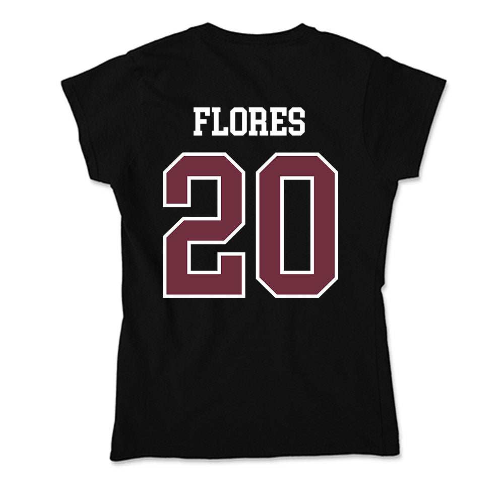 Mississippi State - NCAA Women's Basketball : Andrea Flores - Soft Style Women’s T-Shirt-1