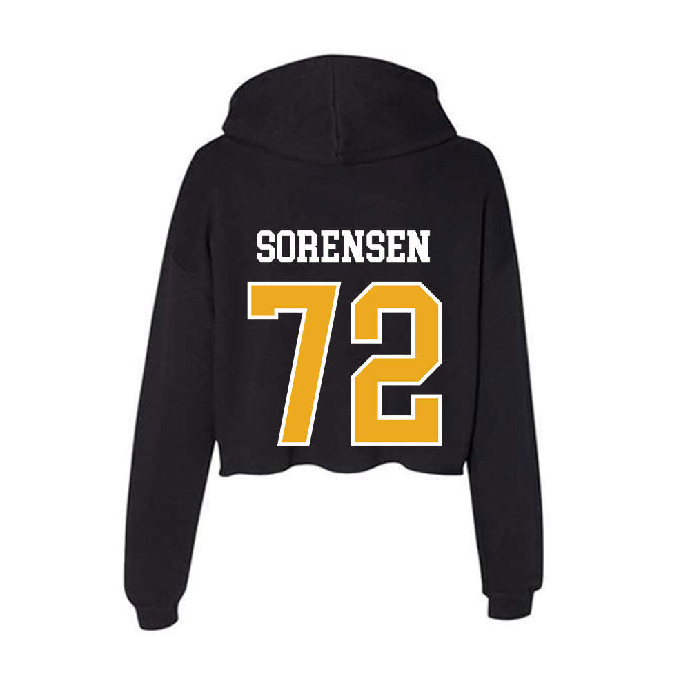 Missouri - NCAA Football : Colin Sorensen - Classic Shersey Women's Crop Fleece Hooded Sweatshirt-1
