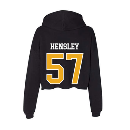 Missouri - NCAA Football : Mark Hensley - Classic Shersey Women's Crop Fleece Hooded Sweatshirt-1