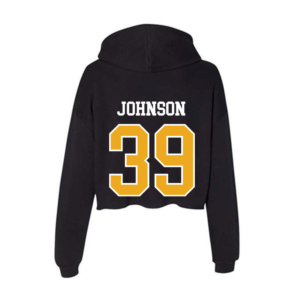 Missouri - NCAA Baseball : Ethan Johnson - Classic Shersey Women's Crop Fleece Hoodie-1