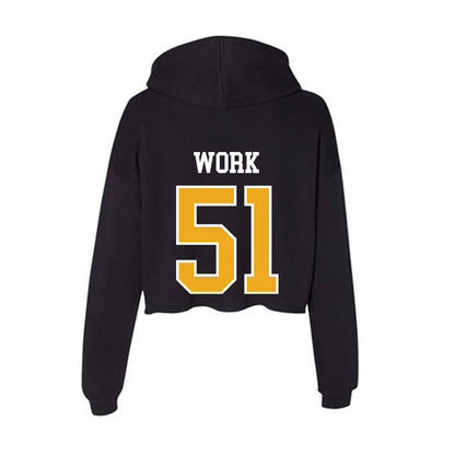 Missouri - NCAA Football : Luke Work - Classic Shersey Women's Crop Fleece Hooded Sweatshirt-1
