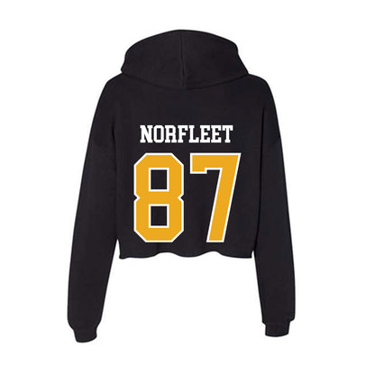 Missouri - NCAA Football : Brett Norfleet - Women's Crop Fleece Hoodie-1