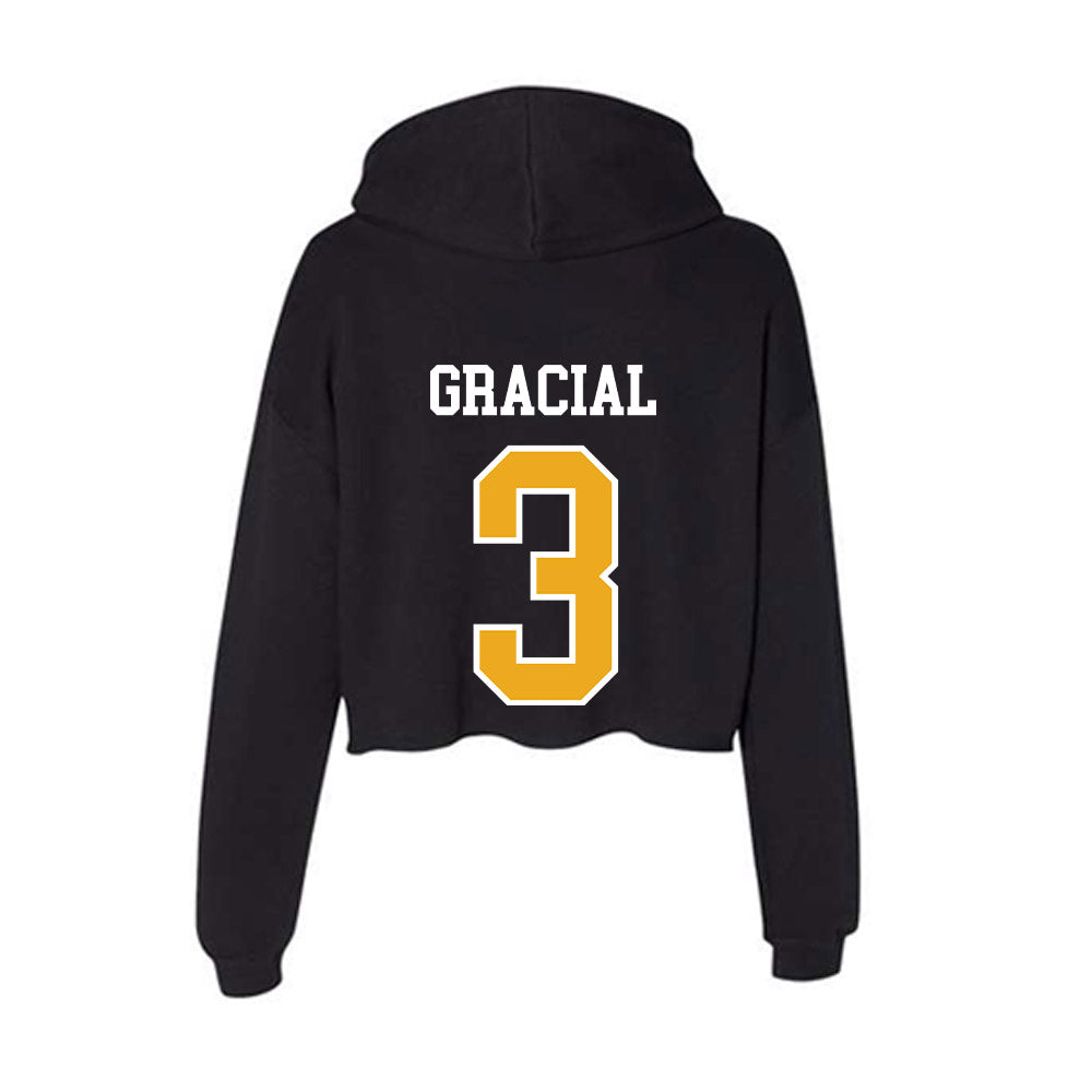 Missouri - NCAA Football : Marquis Gracial - Classic Shersey Women's Crop Fleece Hooded Sweatshirt-1