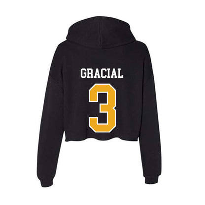 Missouri - NCAA Football : Marquis Gracial - Classic Shersey Women's Crop Fleece Hooded Sweatshirt-1