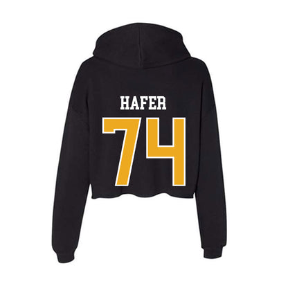 Missouri - NCAA Football : Whit Hafer - Classic Shersey Women's Crop Fleece Hoodie-1