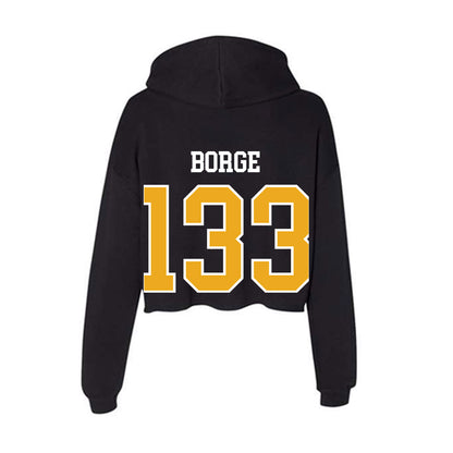 Missouri - NCAA Wrestling : Zion Borge - Classic Shersey Women's Crop Fleece Hoodie-1