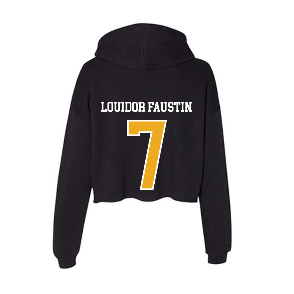 Missouri - NCAA Football : Kensley Louidor Faustin - Classic Shersey Women's Crop Fleece Hooded Sweatshirt-1