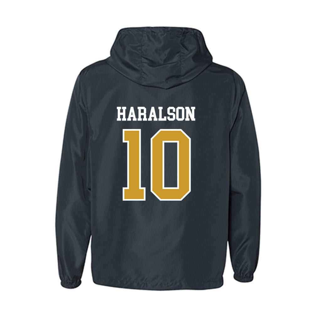 Notre Dame - NCAA Men's Basketball : Jalen Haralson - Windbreaker-1