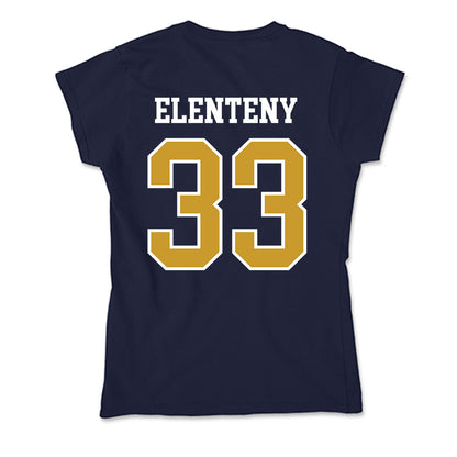 Notre Dame - NCAA Baseball : Connor Elenteny - Soft Style Women’s T-Shirt-1