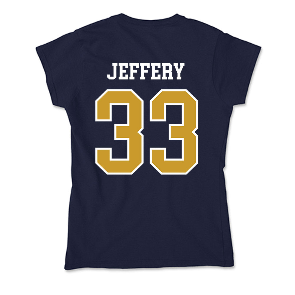 Notre Dame - NCAA Football : Matthew Jeffery - Soft Style Women’s T-Shirt-1