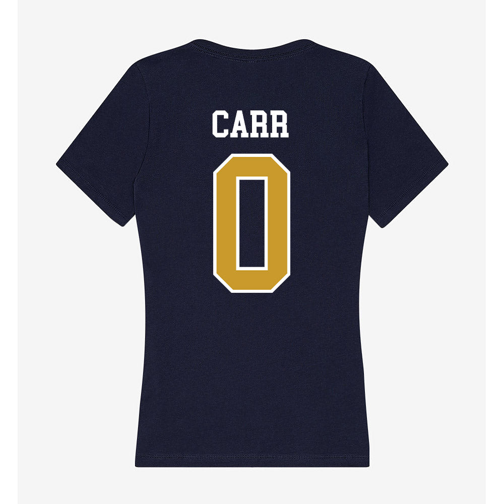 Notre Dame - NCAA Women's Lacrosse : Katherine Carr - Women's V-Neck T-Shirt-1