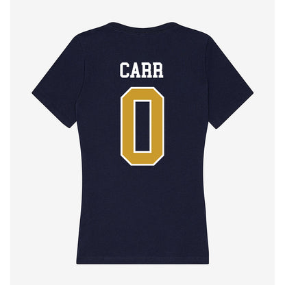 Notre Dame - NCAA Women's Lacrosse : Katherine Carr - Women's V-Neck T-Shirt-1