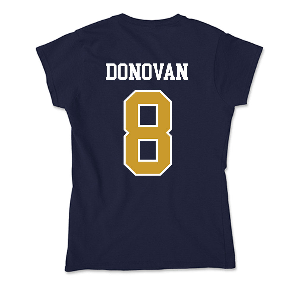 Notre Dame - NCAA Men's Lacrosse : Andrew Donovan - Soft Style Women’s T-Shirt-1