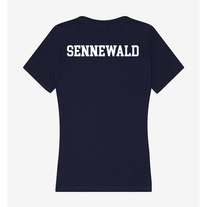 Notre Dame - NCAA Men's Fencing : James Sennewald - Women's V-Neck T-Shirt-1
