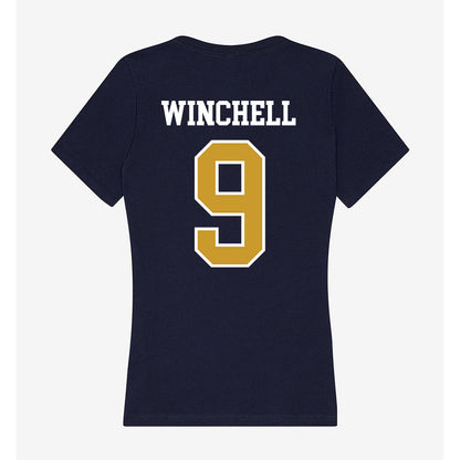 Notre Dame - NCAA Softball : Mickey Winchell - Women's V-Neck T-Shirt-1
