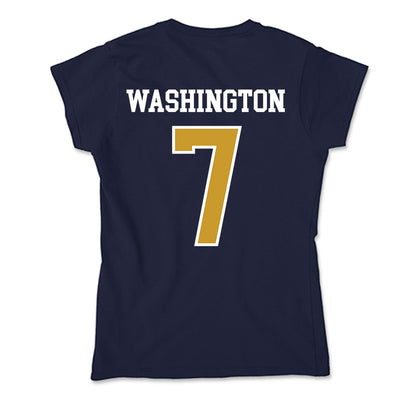 Notre Dame - NCAA Football : Tyrus Washington - Soft Style Women’s T-Shirt-1