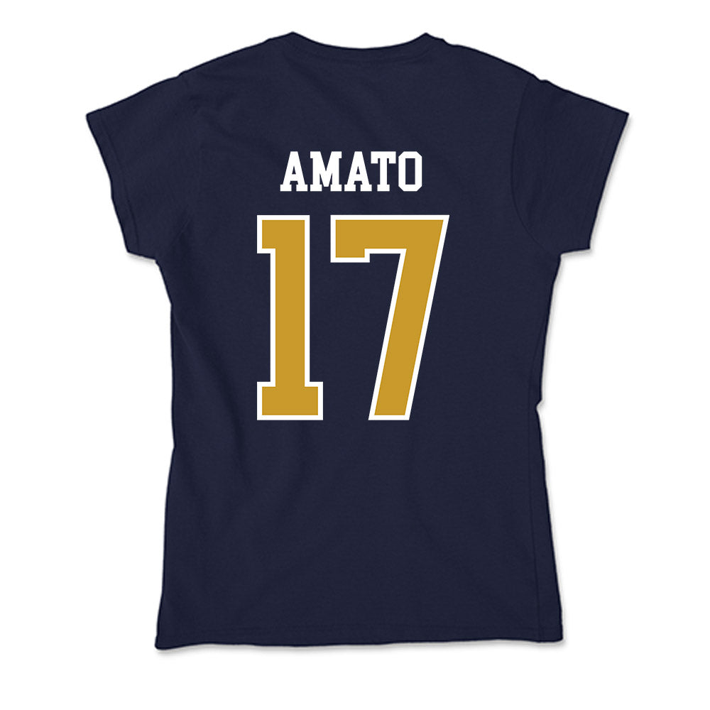 Notre Dame - NCAA Women's Lacrosse : Ellie Amato - Soft Style Women’s T-Shirt-1
