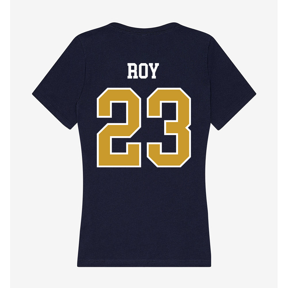 Notre Dame - NCAA Women's Soccer : Morgan Roy - Women's V-Neck T-Shirt-1
