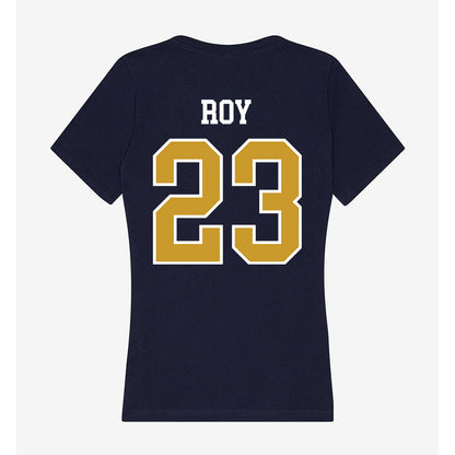 Notre Dame - NCAA Women's Soccer : Morgan Roy - Women's V-Neck T-Shirt-1