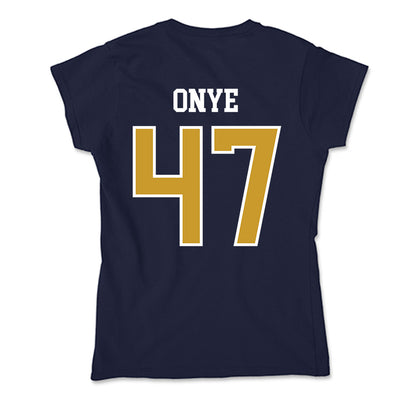 Notre Dame - NCAA Football : Jason Onye - Soft Style Women’s T-Shirt-1