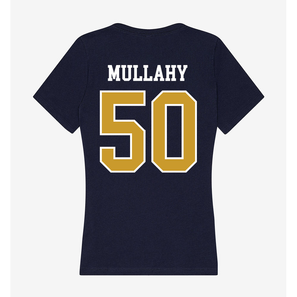 Notre Dame - NCAA Men's Lacrosse : Brendan Mullahy - Women's V-Neck T-Shirt-1