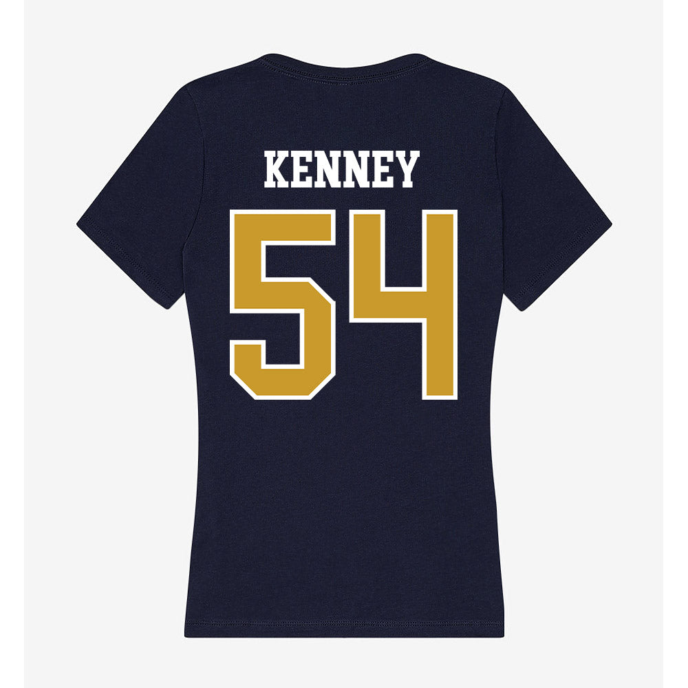 Notre Dame - NCAA Men's Lacrosse : James Kenney - Women's V-Neck T-Shirt-1
