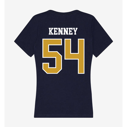 Notre Dame - NCAA Men's Lacrosse : James Kenney - Women's V-Neck T-Shirt-1